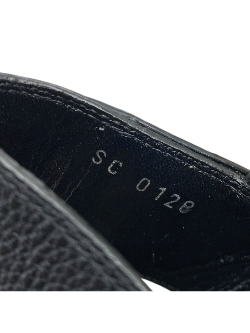 Louis Vuitton Horizon Line Sandals LV Logo Gold Black Leather 34.5 ): Sophistica - Picture 9 of 10